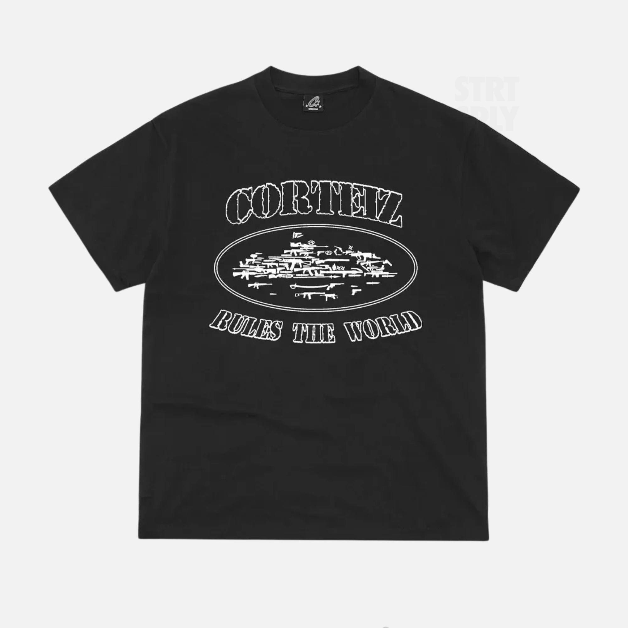 Corteiz RTW Alcatraz Artillery T-Shirt - Black