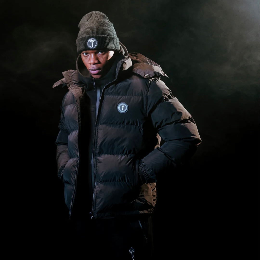 Trapstar Irongate Detachable Hooded Puffer Jacket - Black