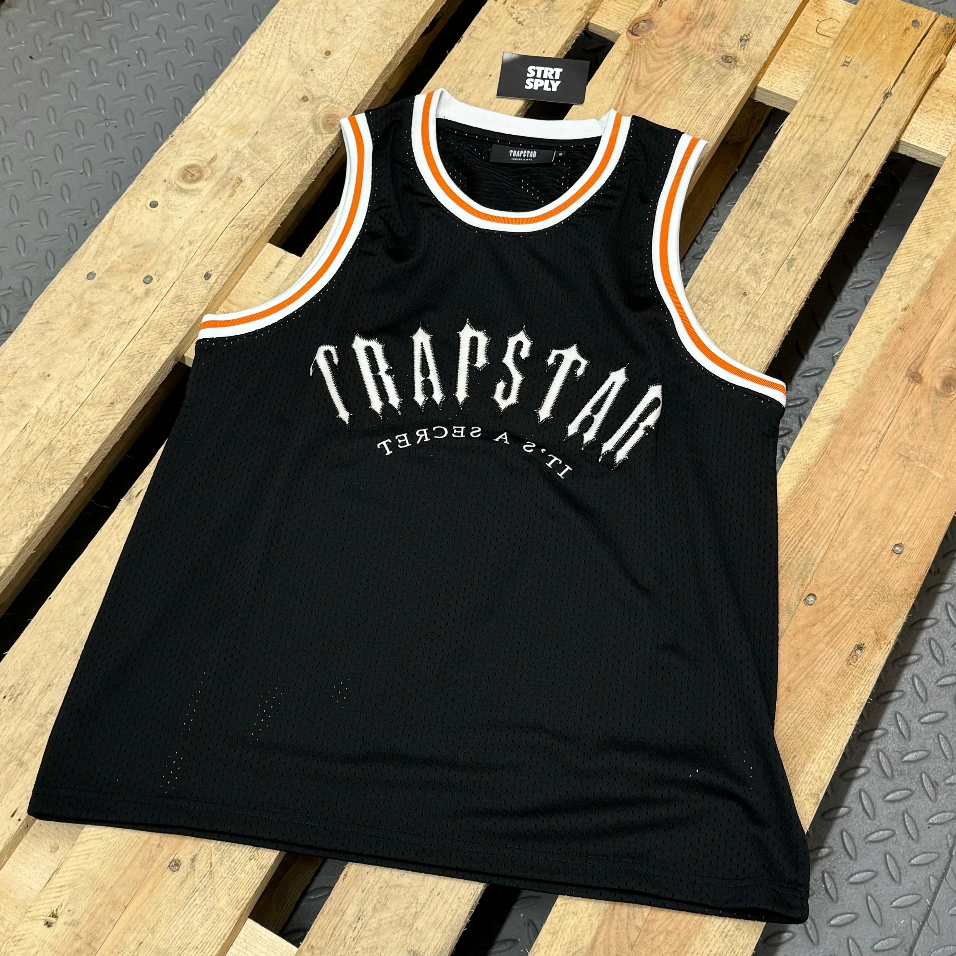 Trapstar Irongate Arch Basketball Vest - Black