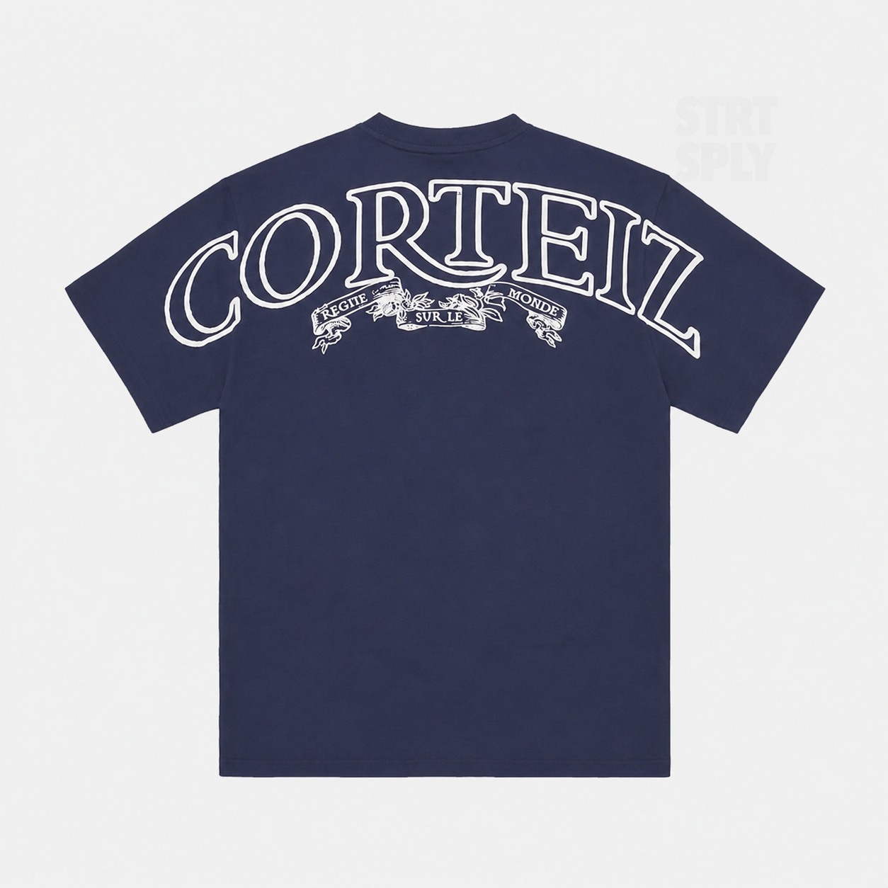 Corteiz RTW Royale Heavyweight T-Shirt -Navy