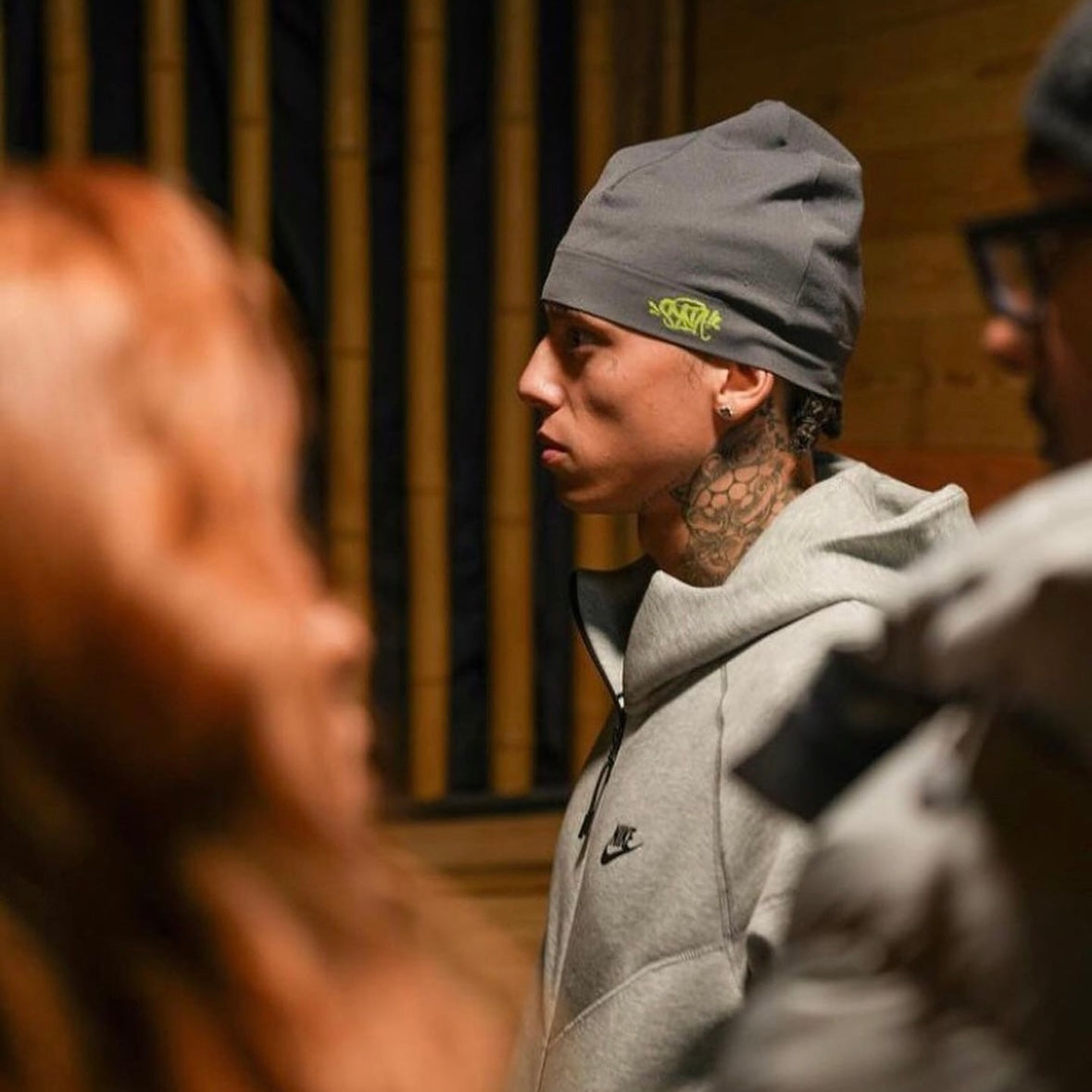 Syna World Logo Skull Hat - Grey