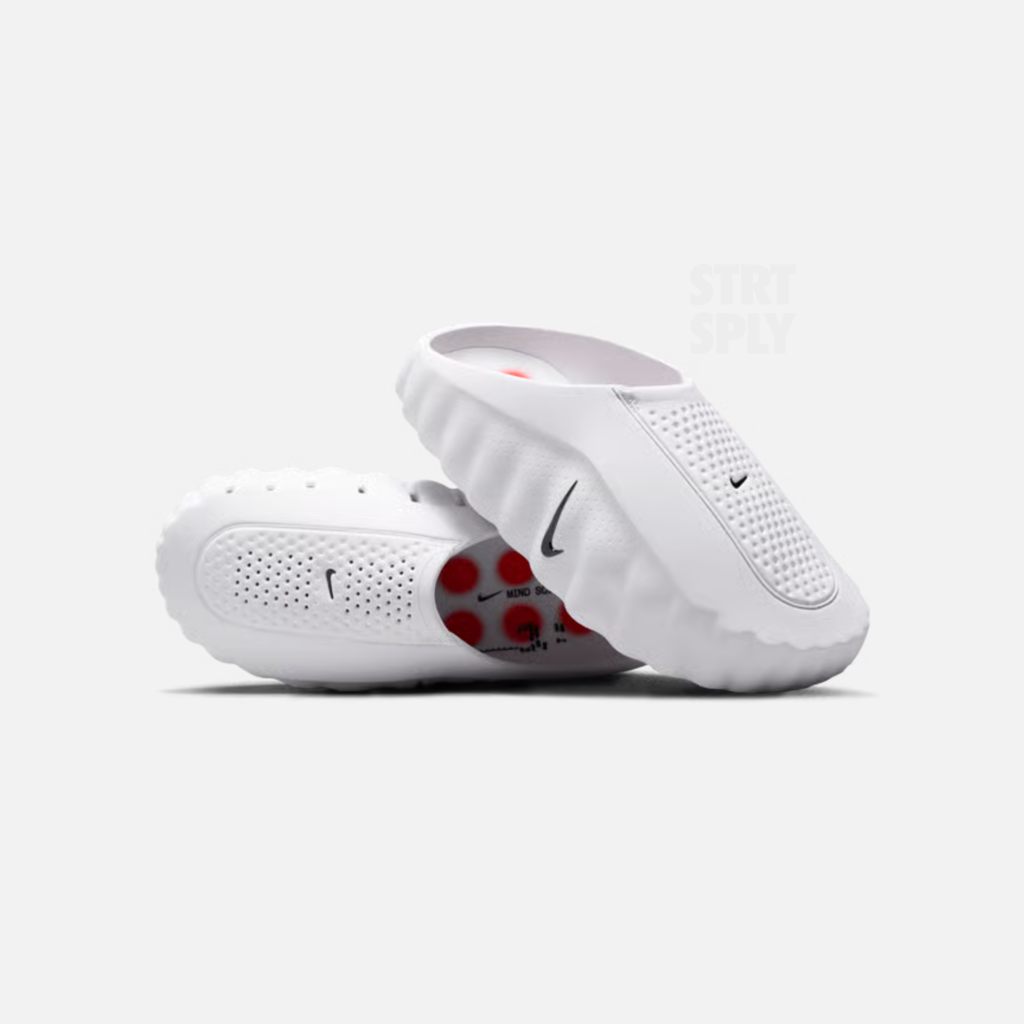 Nike Mind 001 Mule - White / Speed Red