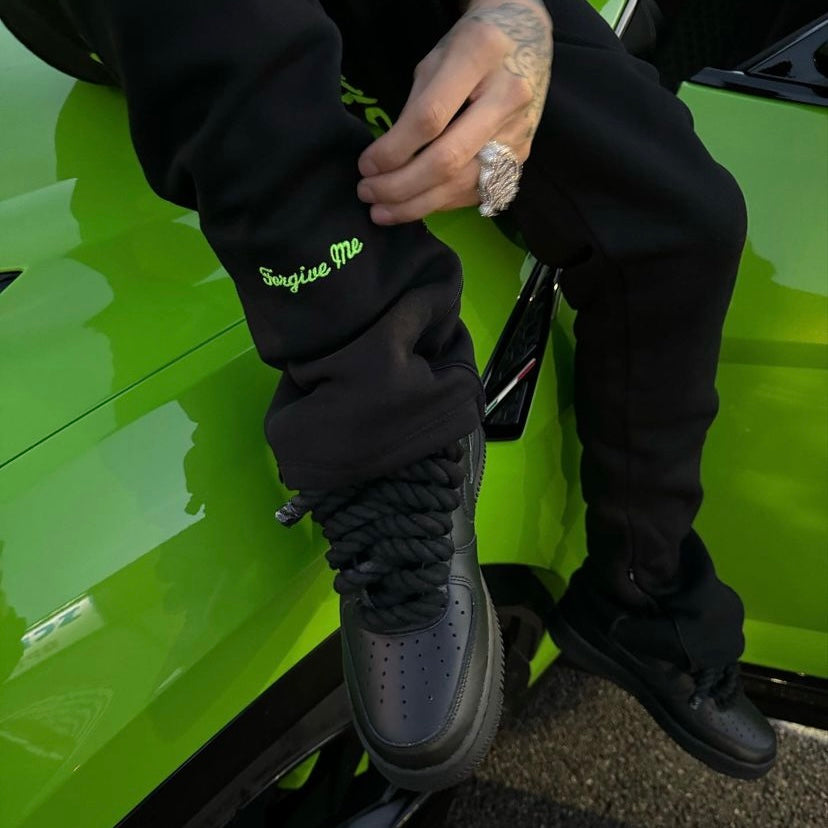 Syna World Logo Tracksuit - Black / Green