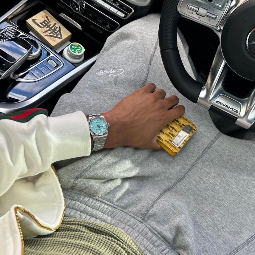 Corteiz RTW HMP V2 Allstarz Bottoms - Heather Grey