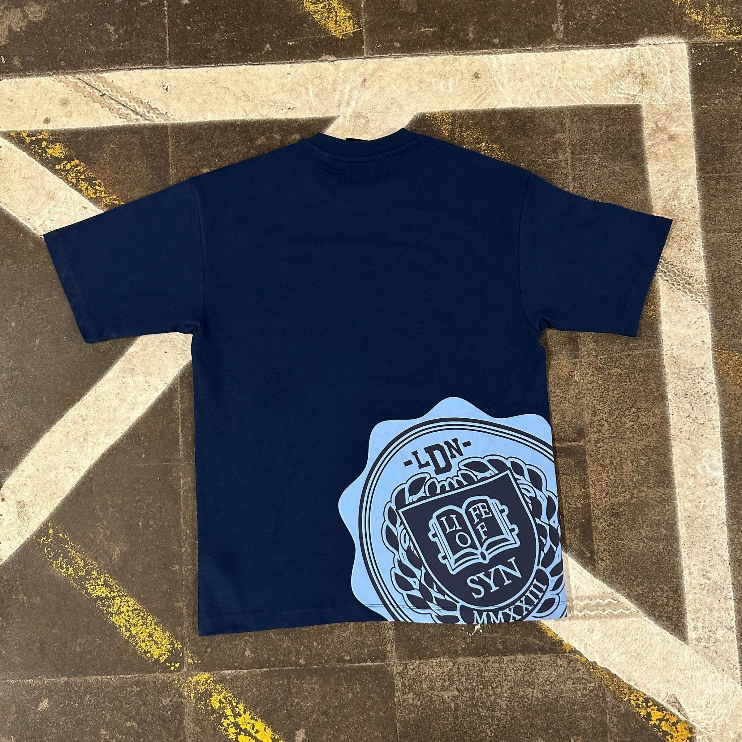 Syna World Crest T-Shirt - Blue