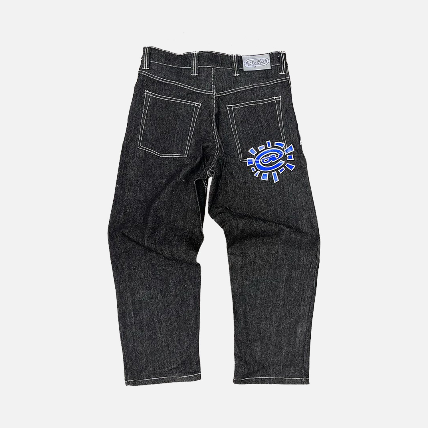 Always Do What You Should Do Denim Heavy Duty Jeans - Black / Blue @