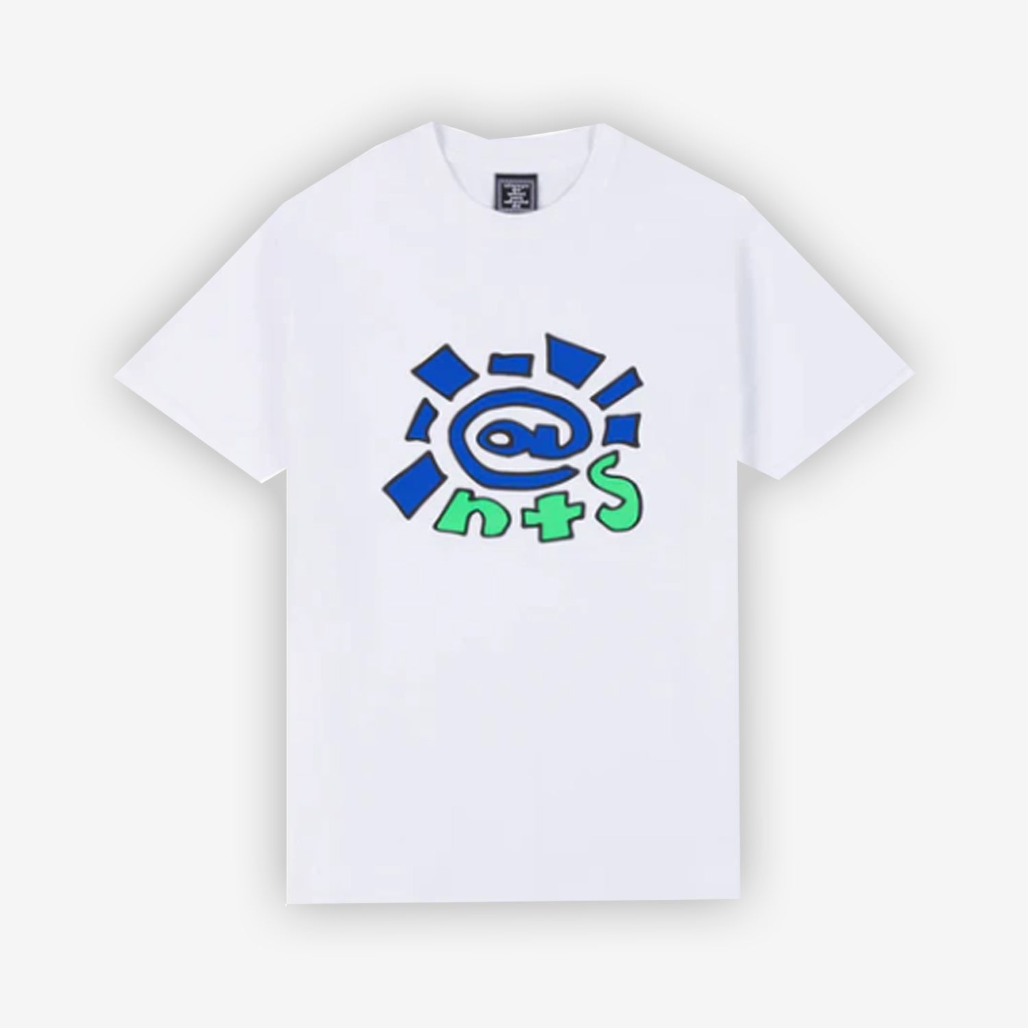 Always Do What You Should Do x NTS @ Sun T Shirt - White / Blue