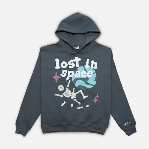 Broken Planet Market 'Lost In Space' Hoodie - Grey