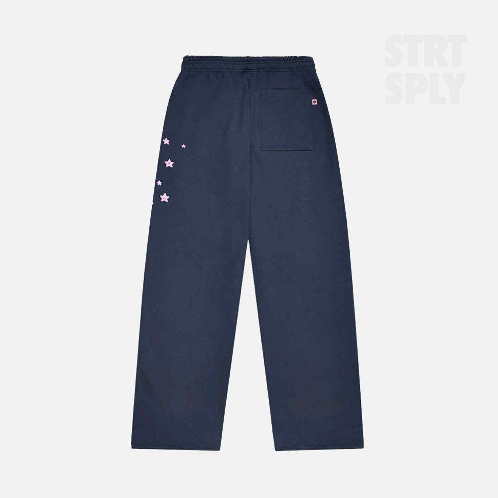 Broken Planet All The Stars Bottoms - Deep Navy / Pink