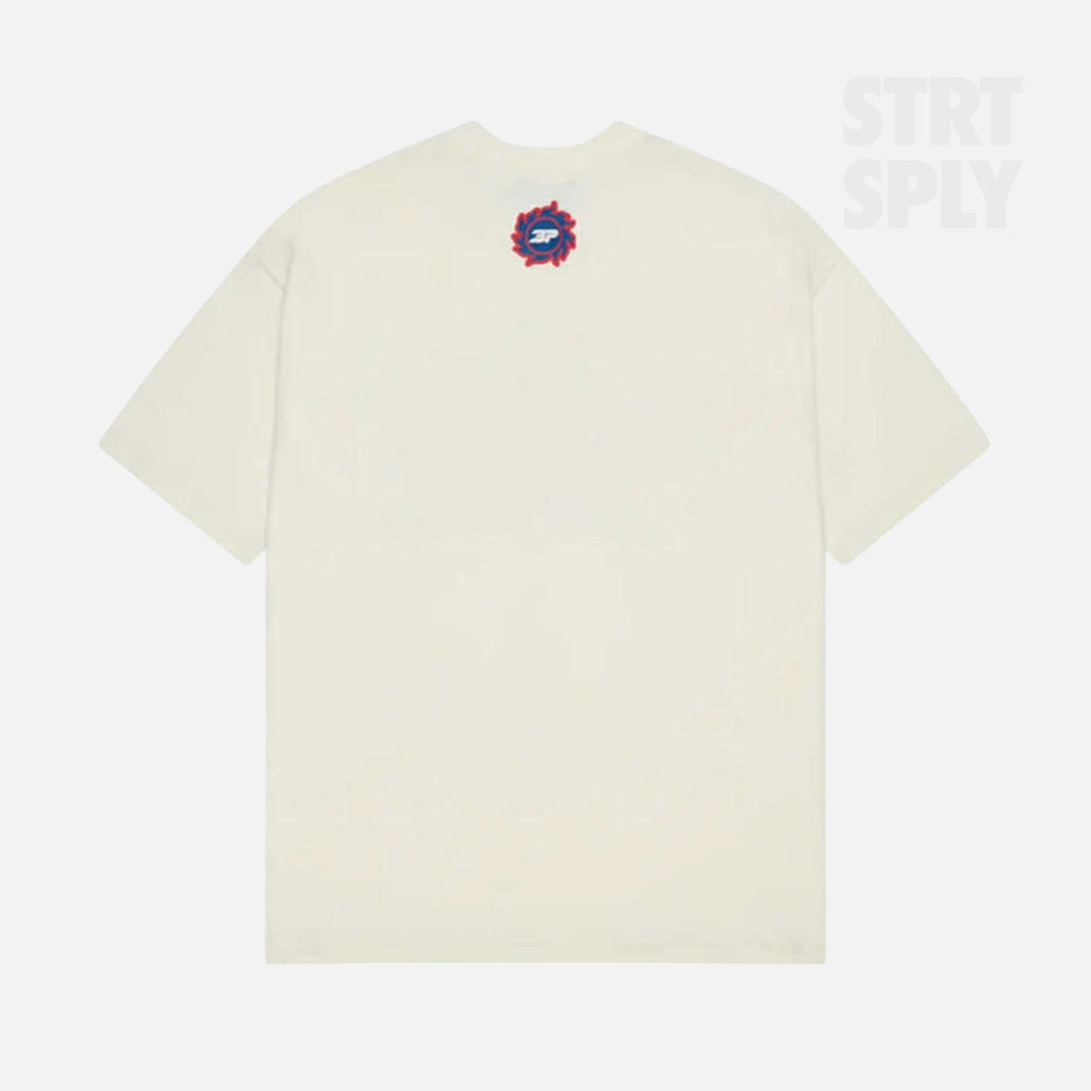 Broken Planet Star T-Shirt - Vanilla White