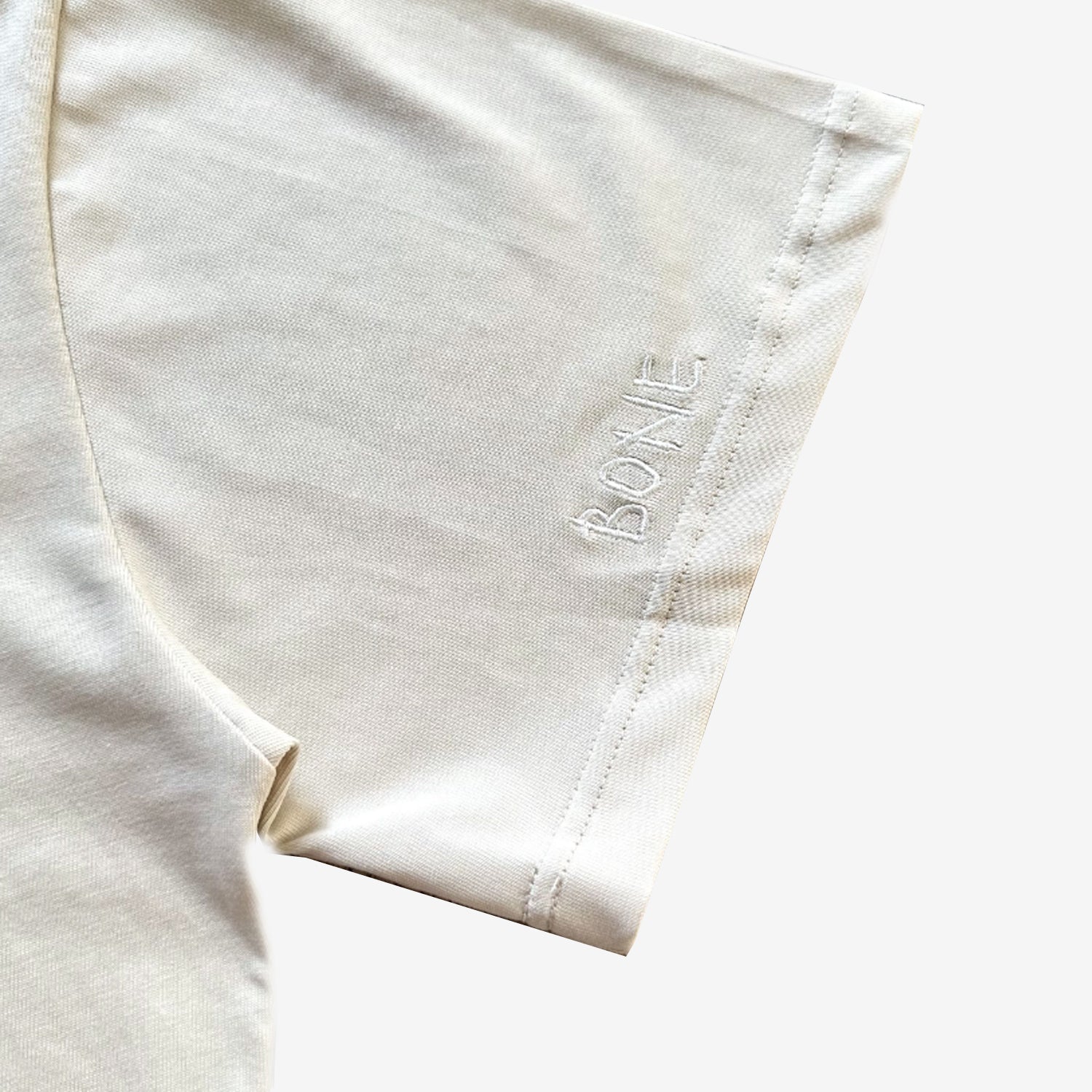 Broken Planet Basics T Shirt - Light Bone