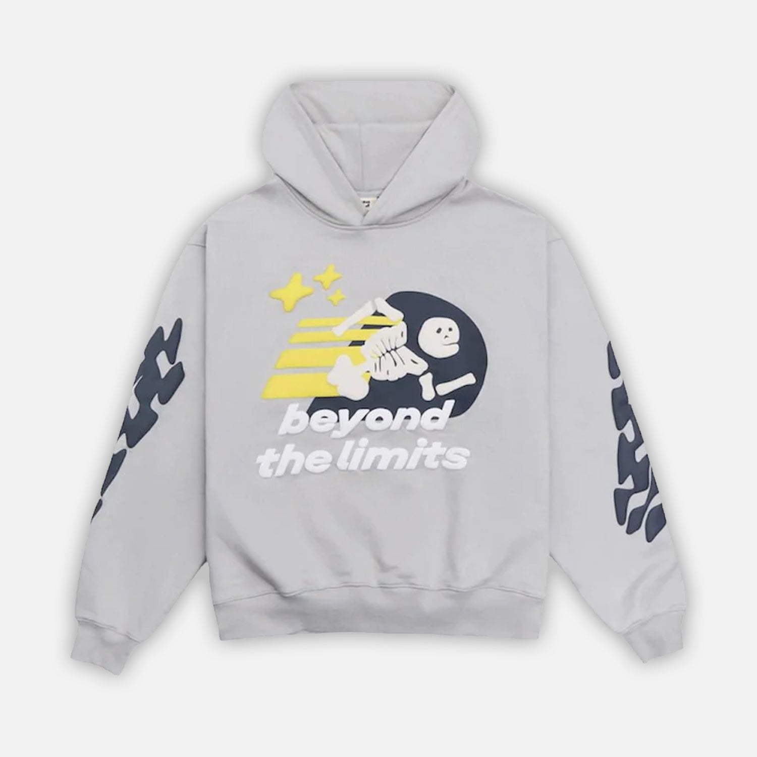 Broken Planet Market 'Beyond The Limits' Hoodie - Stone Grey