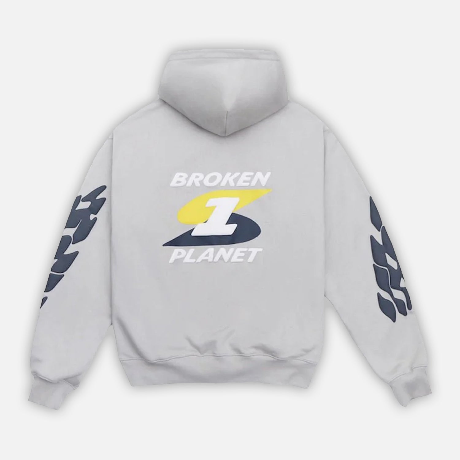 Broken Planet Market 'Beyond The Limits' Hoodie - Stone Grey