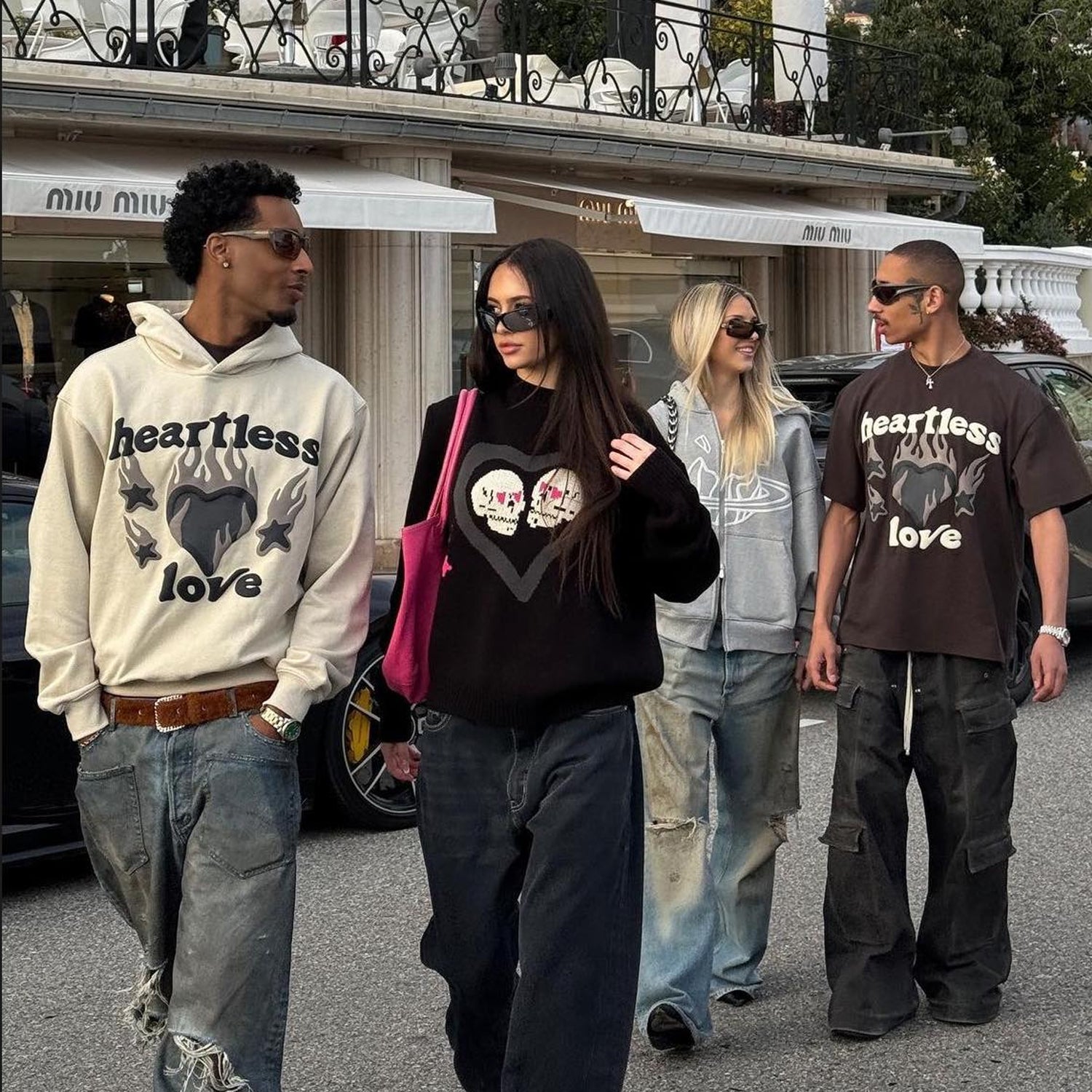 Broken Planet Market Heartless Love T-Shirt - Mocha Brown