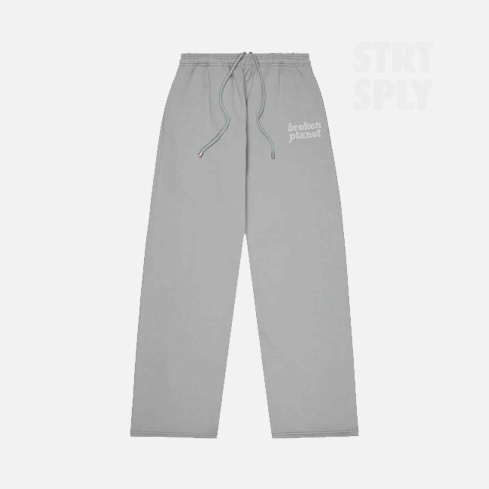 Broken Planet Straight Leg Bottoms - Stone Grey
