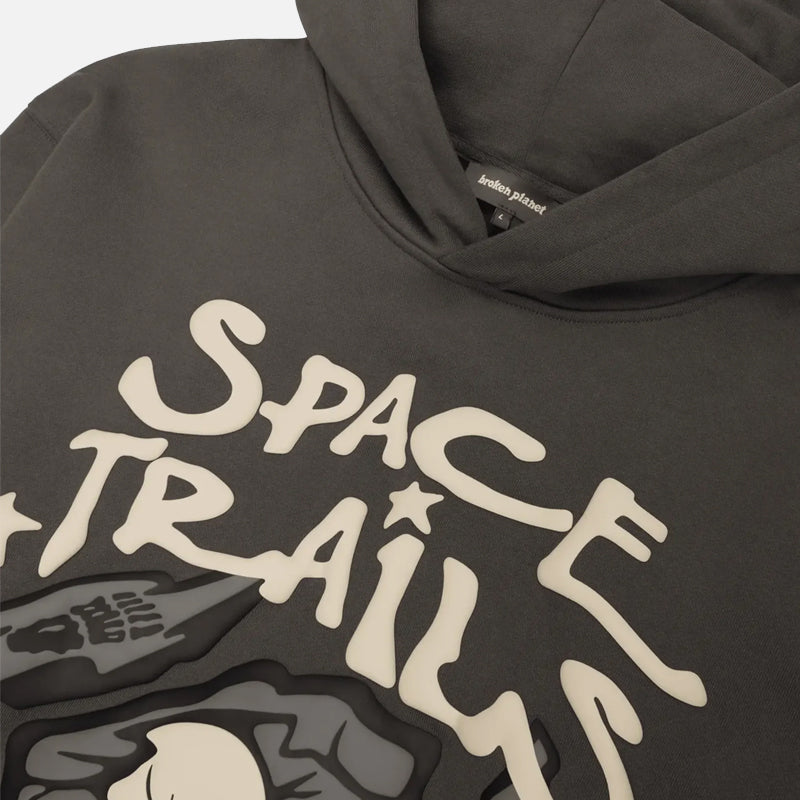 Broken Planet Space Trails Hoodie - Beluga Grey