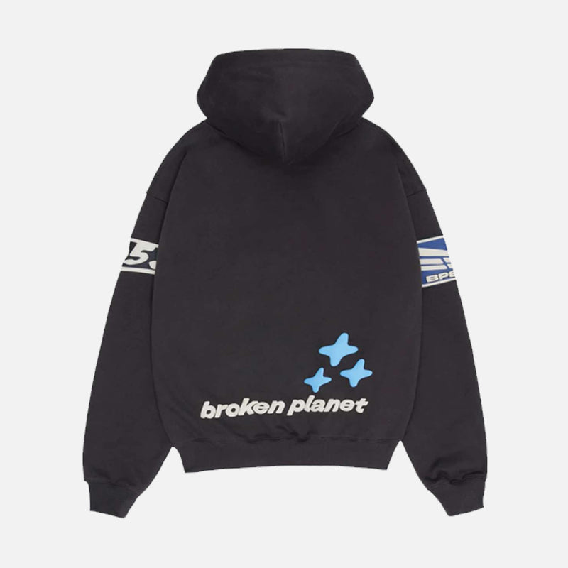 Broken Planet Escape To The Future Hoodie - Soot Black