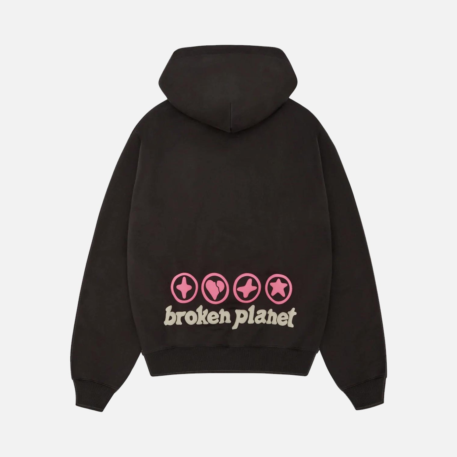 Broken Planet Market 'Hearts Are Meant To Be Broken' Hoodie - Soot Black
