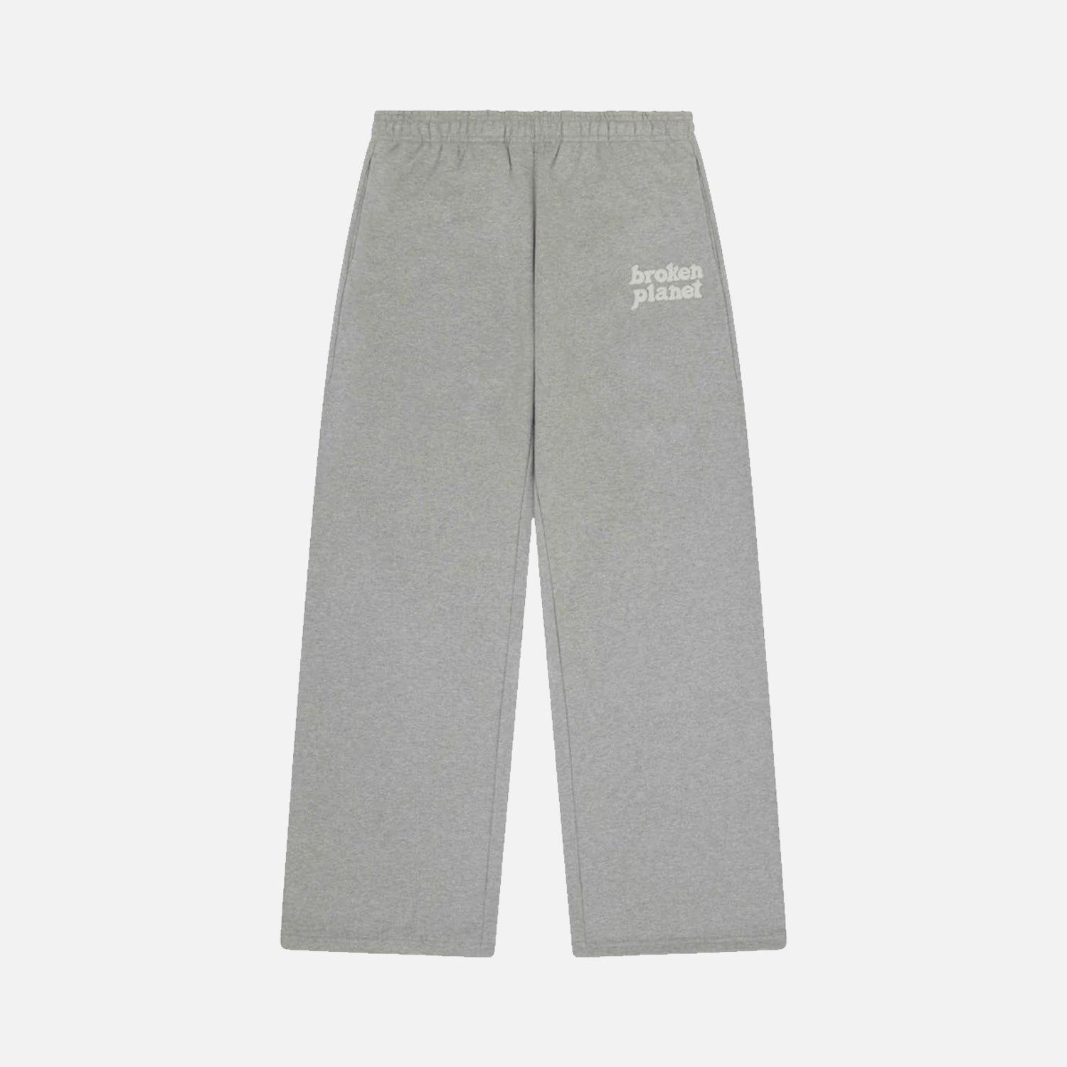 Broken Planet Market Wide Leg Bottoms - Heather Grey