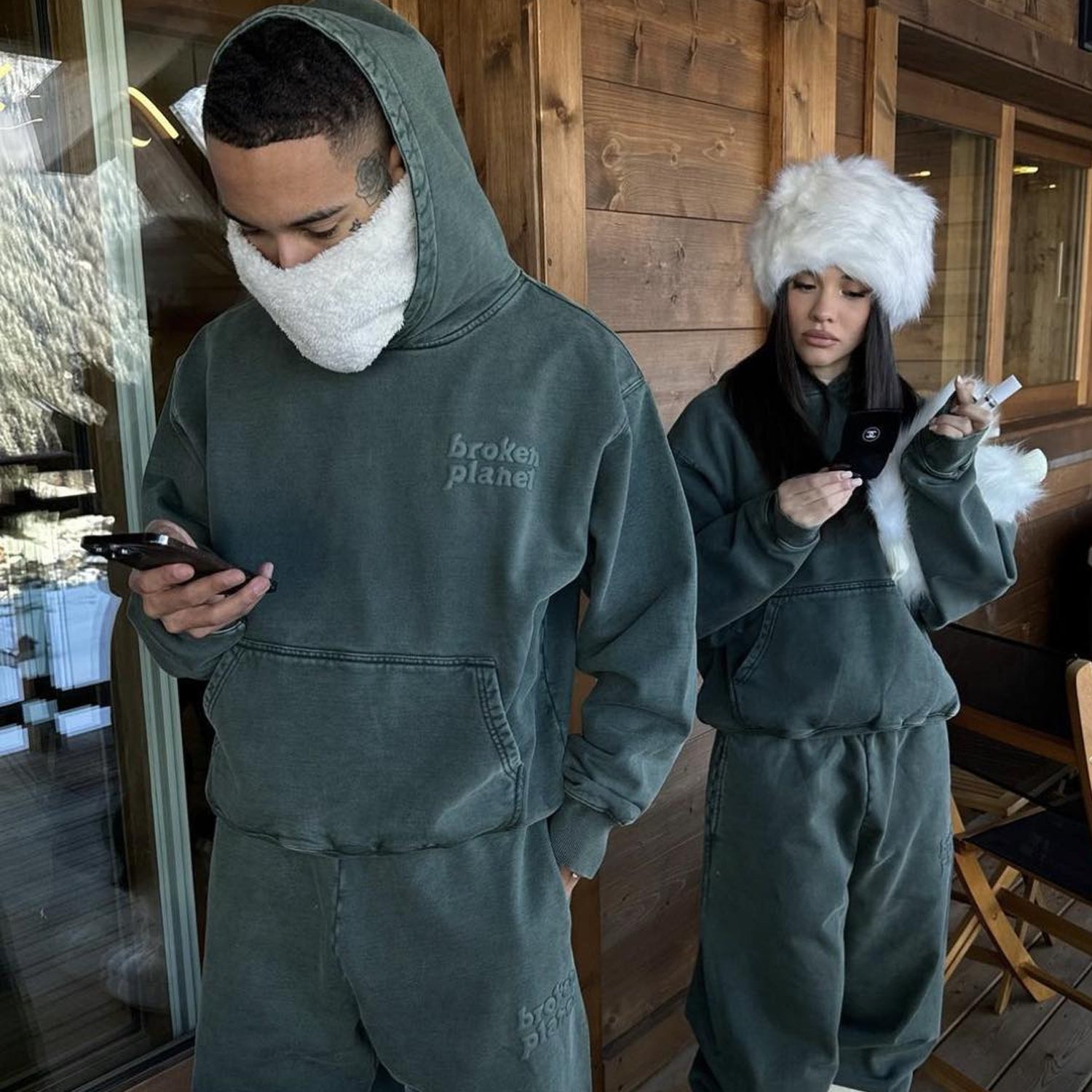 Broken Planet Market Basics Hoodie - Washed Emerald