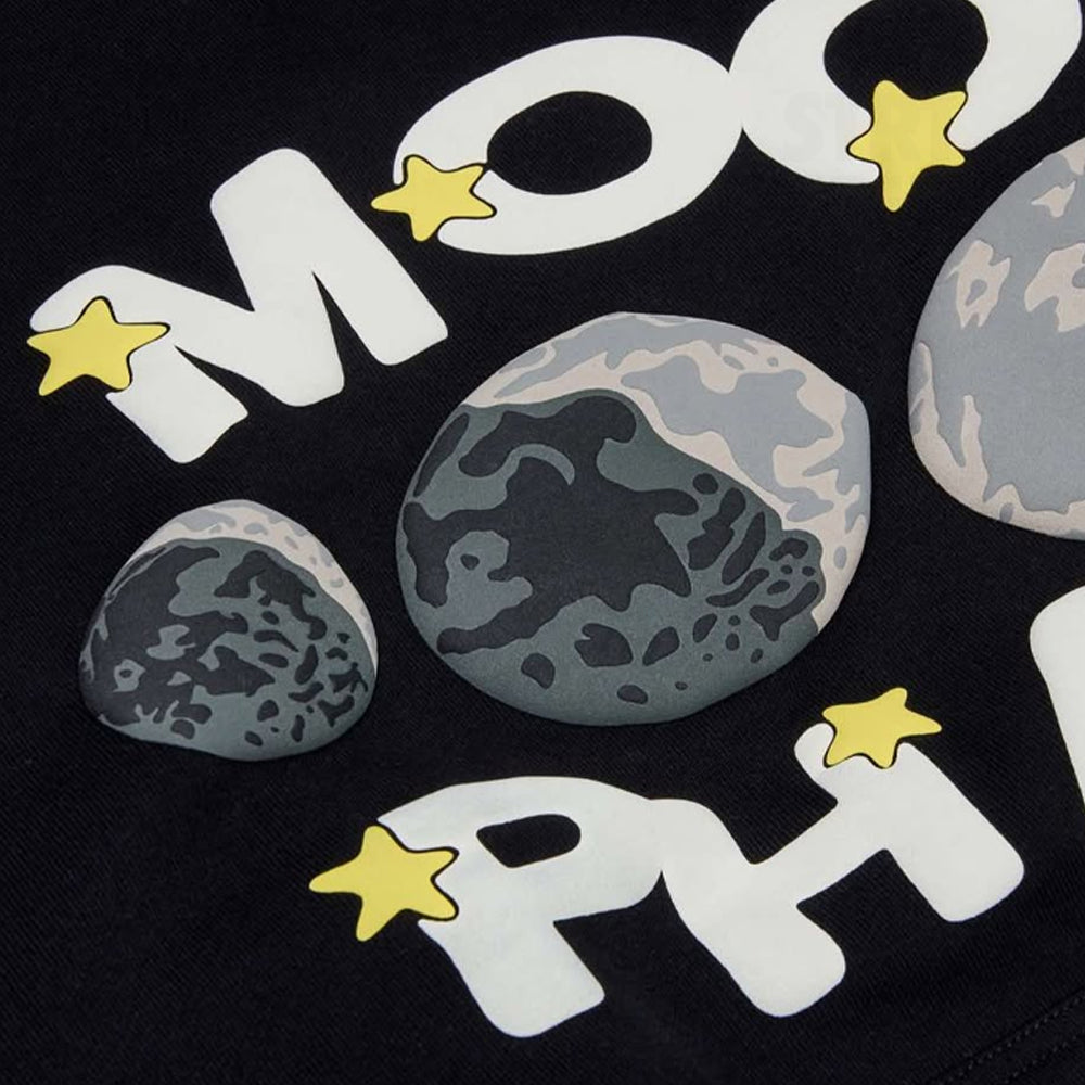 Broken Planet Moon Phases Hoodie - Midnight Black