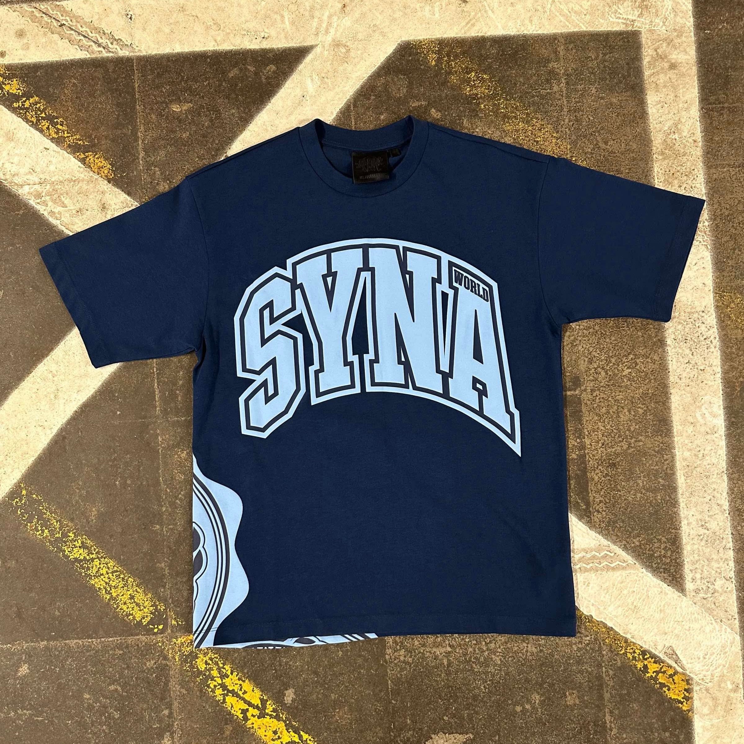 Syna World Crest T-Shirt - Blue
