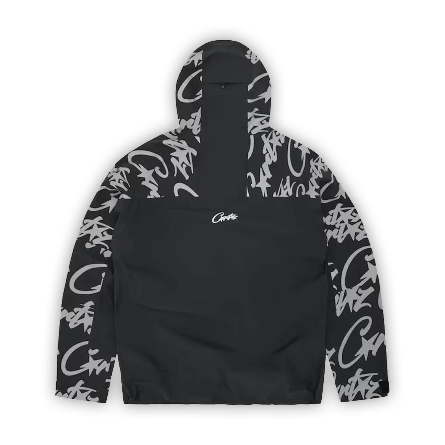 Corteiz RTW Elitework Waterproof Shell Jacket - Black