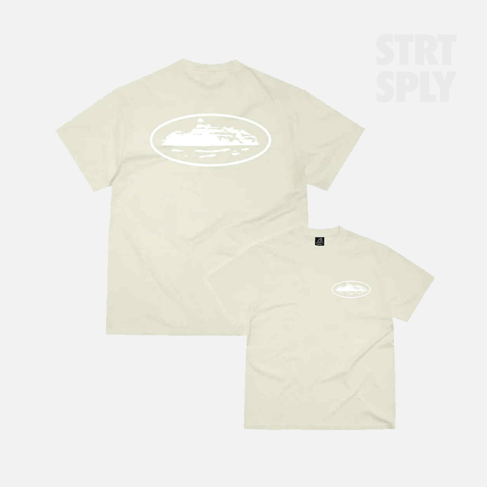 Corteiz RTW OG Island T-Shirt - Off White
