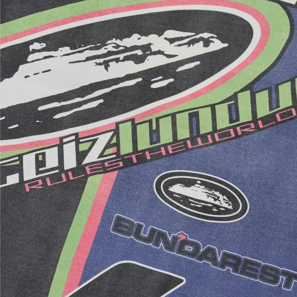 Corteiz RTW Supercross Cotton Jersey - Blue