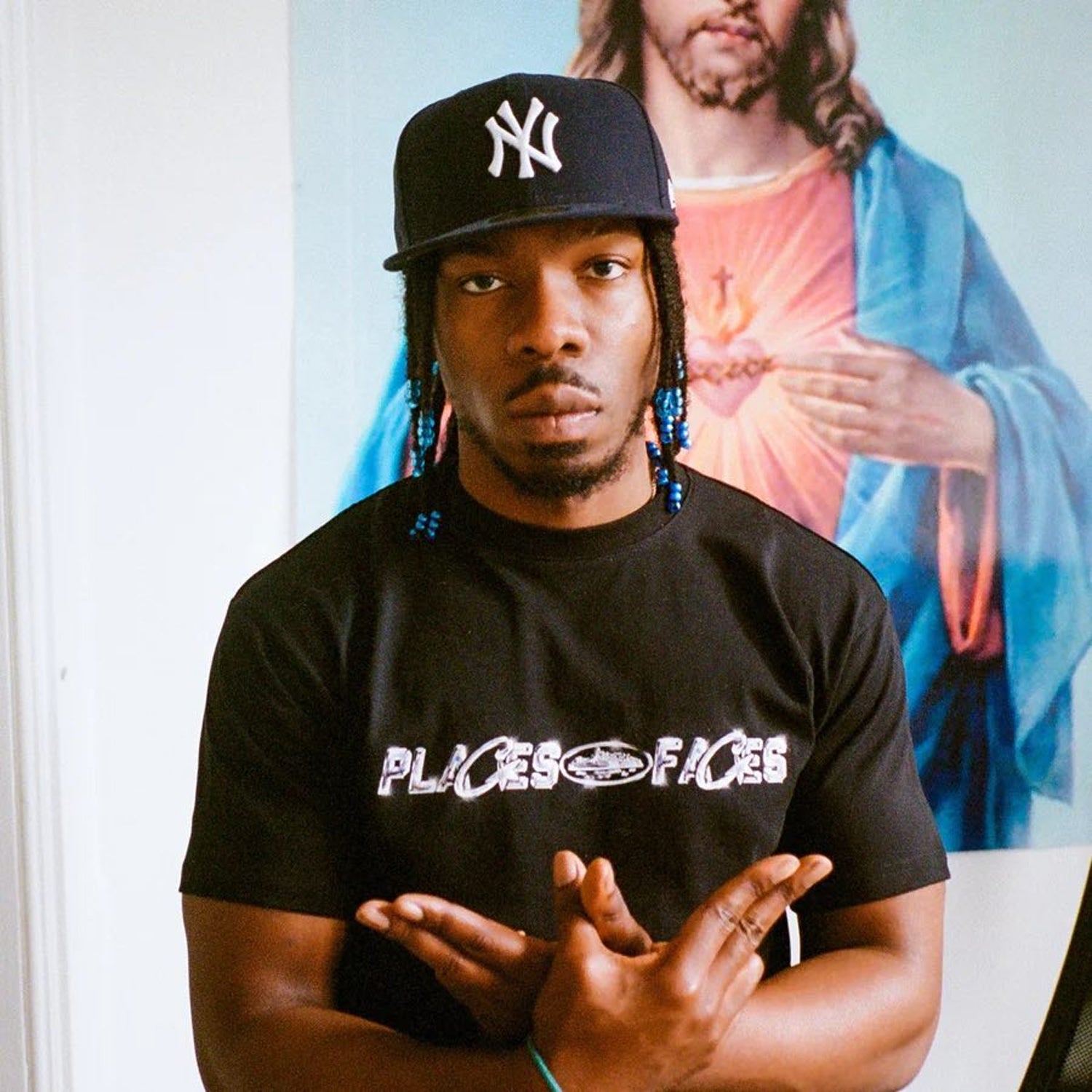 Corteiz RTW x Places + Faces T-Shirt - Black