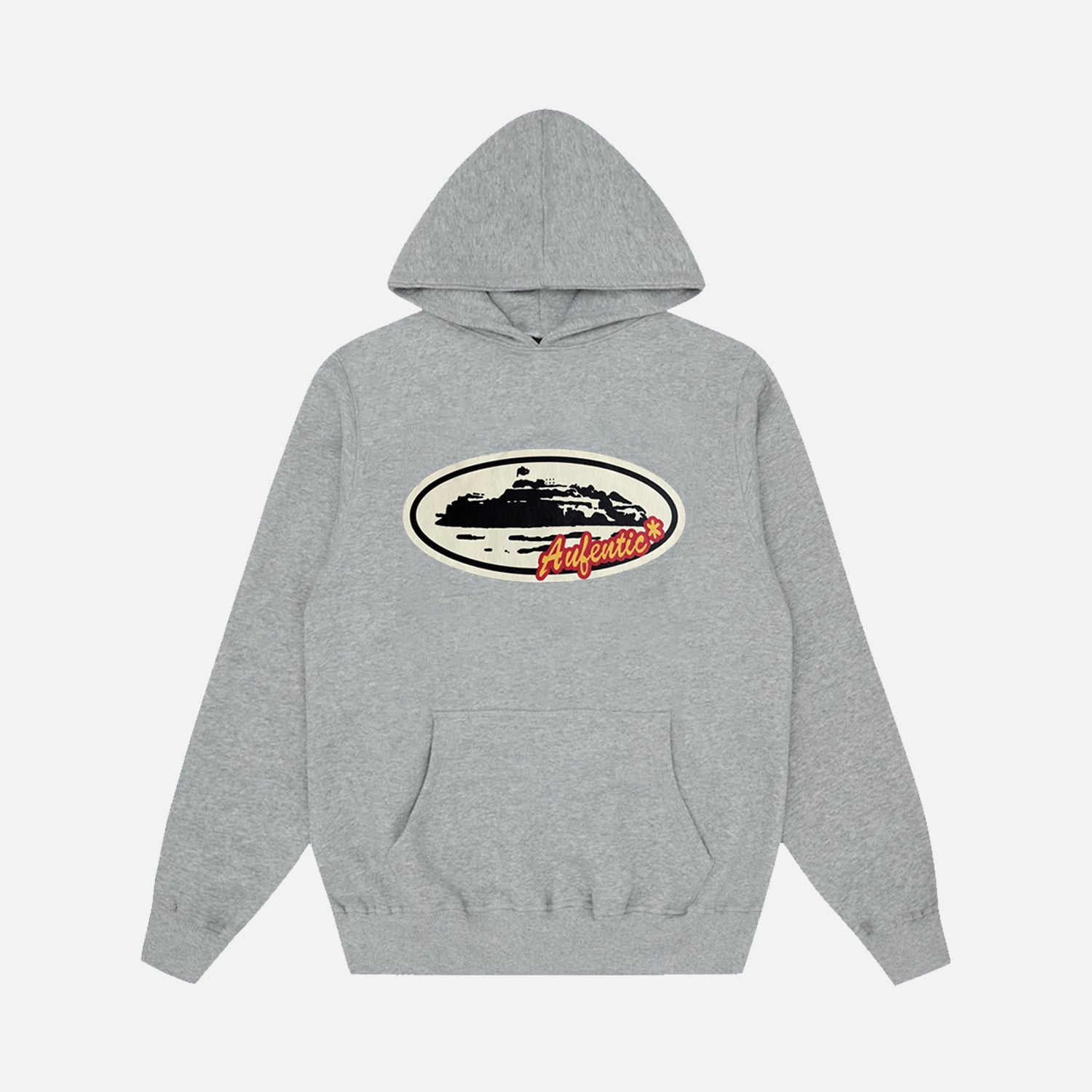 Corteiz RTW Aufentic Hoodie - Heather Grey