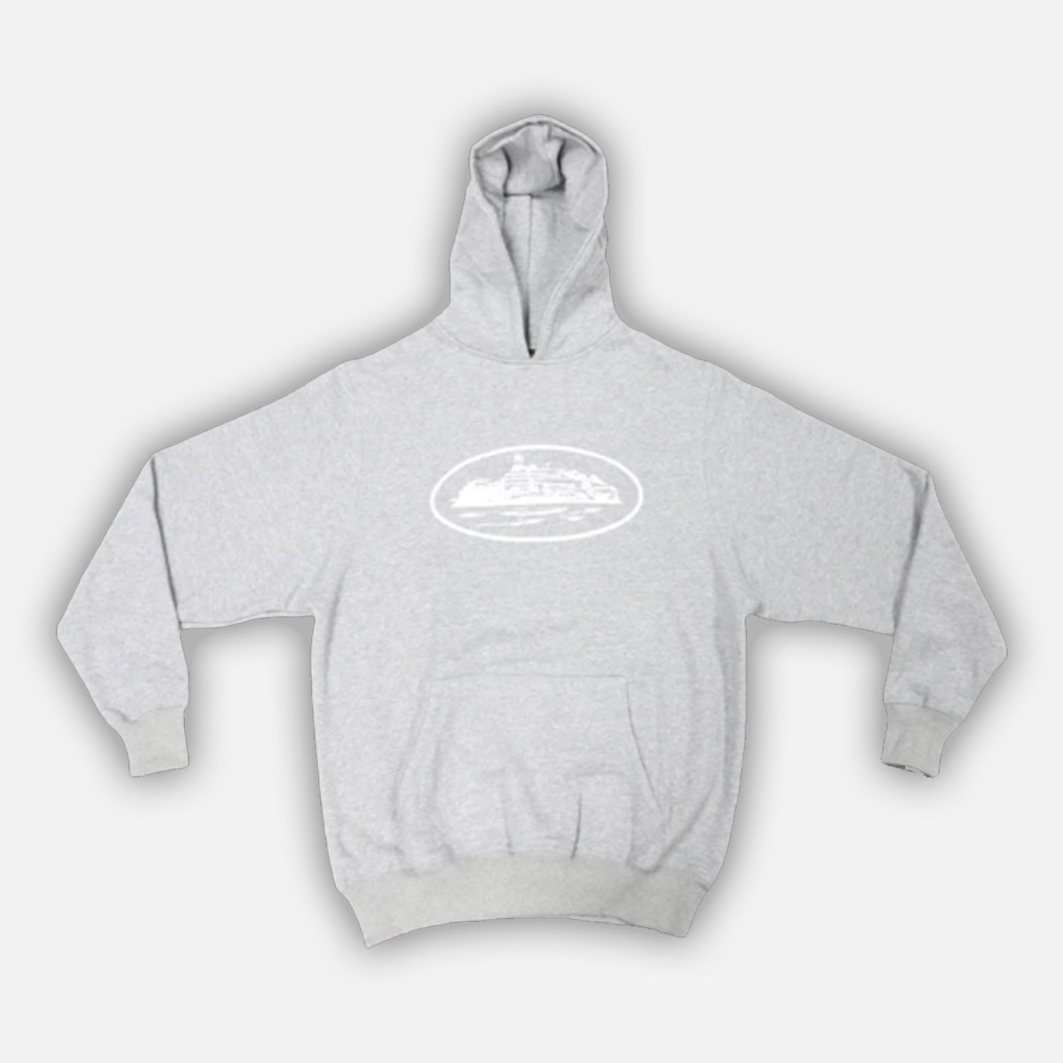 Corteiz RTW Alcatraz Hoodie - Heather Grey