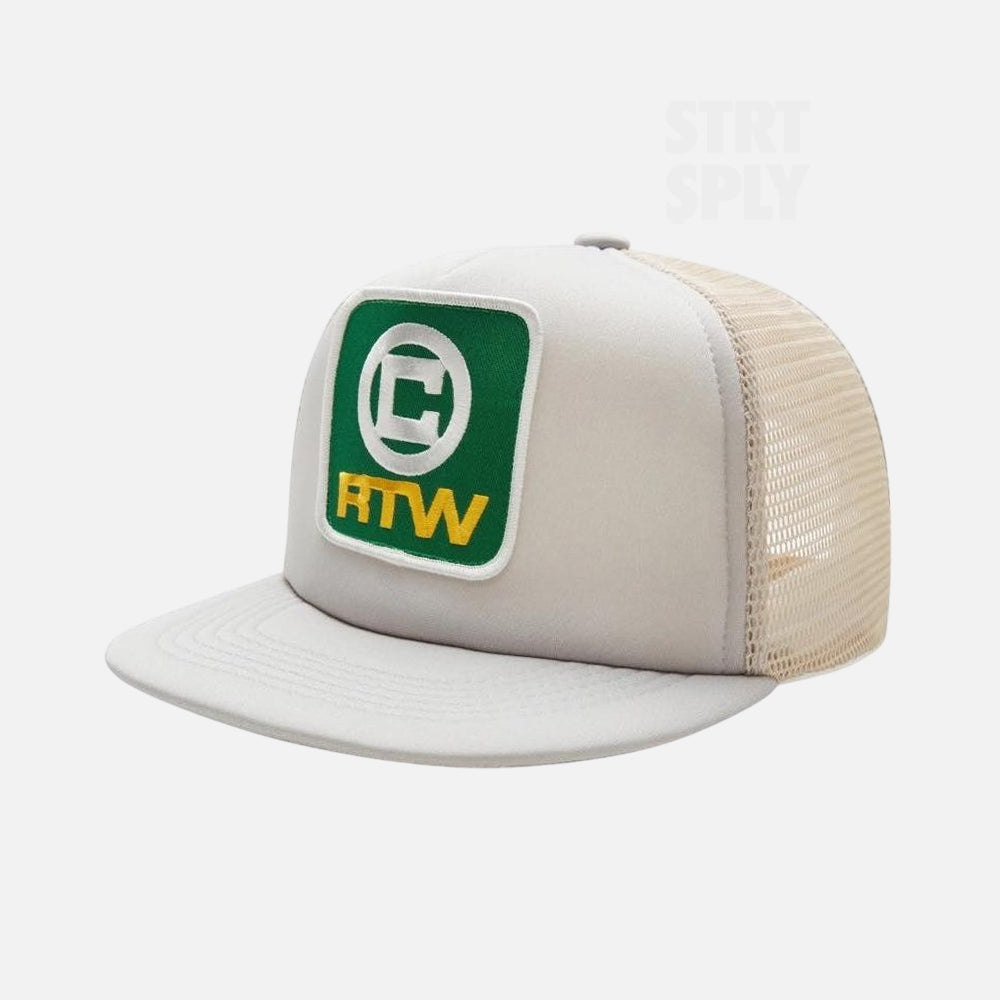 Corteiz RTW Box Trucker Hat - Grey / Green