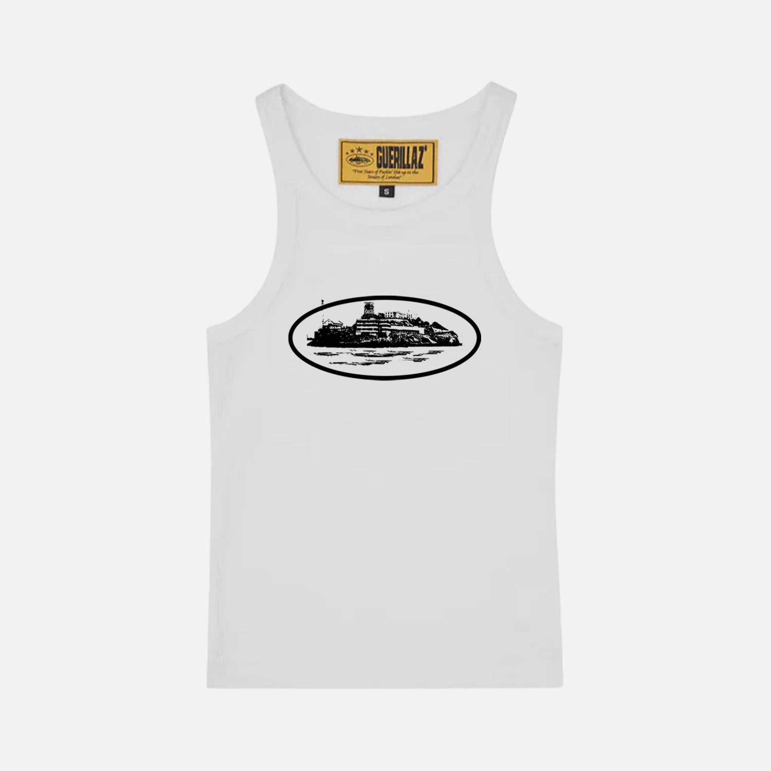 Corteiz RTW OG Women’s Alcatraz Tank Top - White / Black