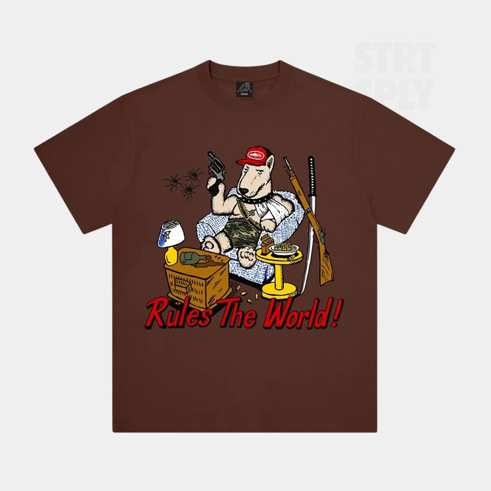 Corteiz RTW Last Stand T-Shirt - Brown