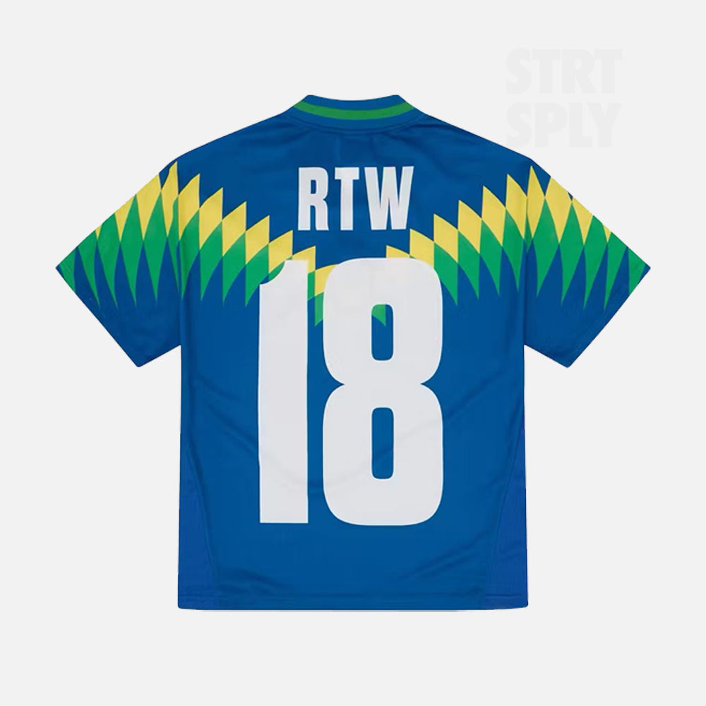Corteiz RTW Club America Brasil Jersey - Blue