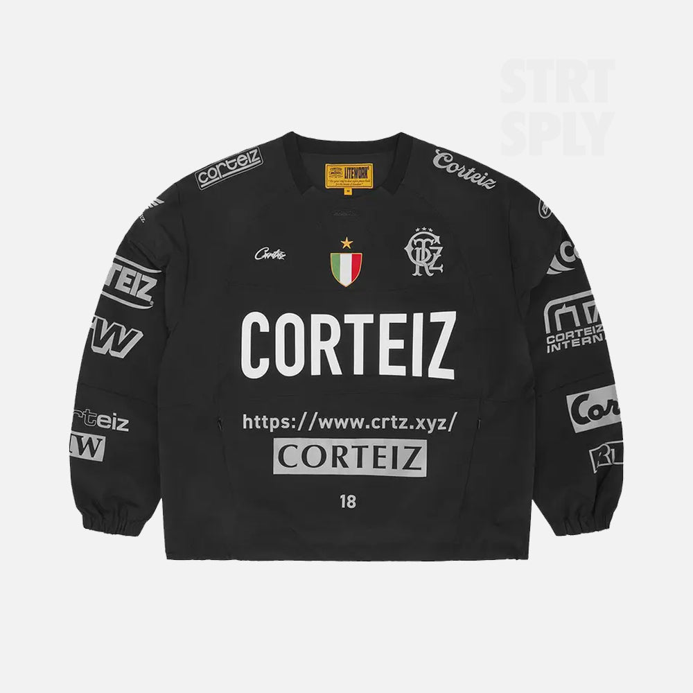 Corteiz RTW Sponsors Training Pullover - Black