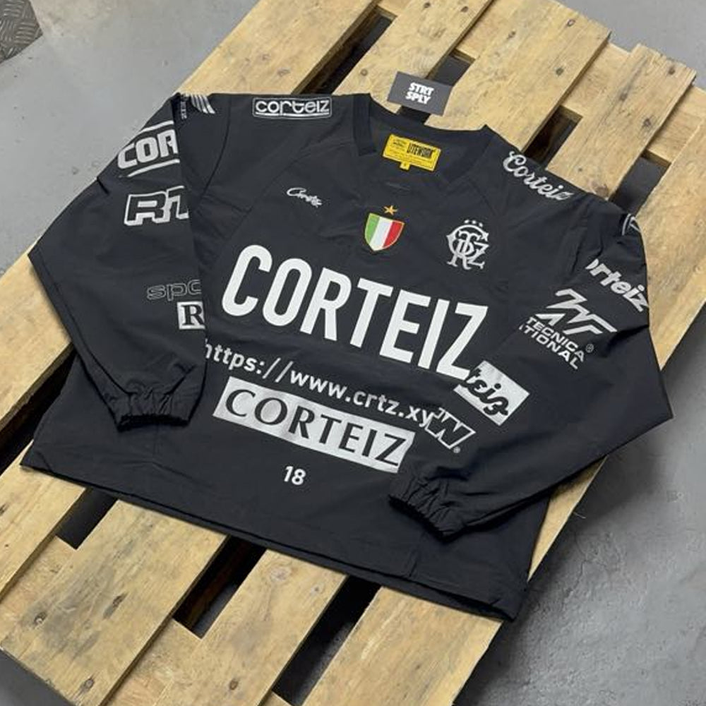 Corteiz RTW Sponsors Training Pullover - Black
