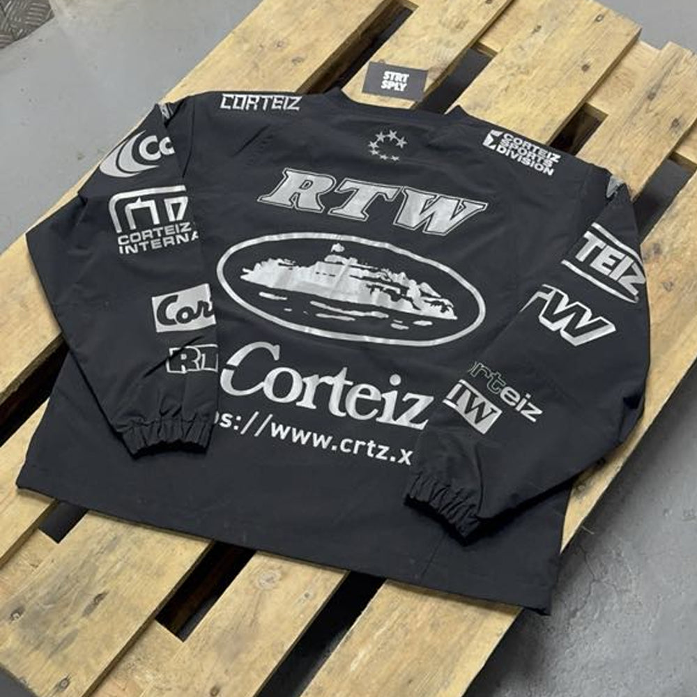 Corteiz RTW Sponsors Training Pullover - Black