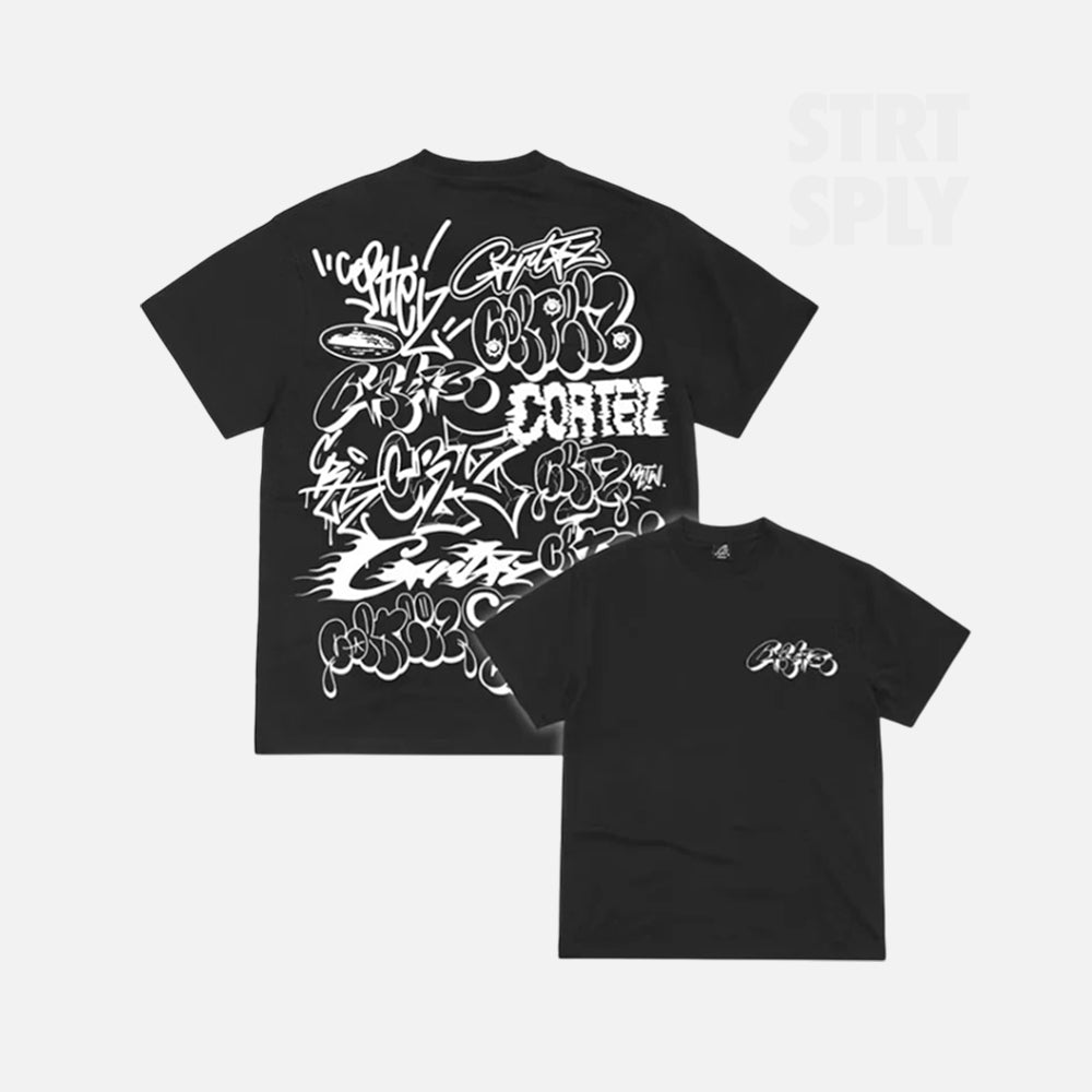 Corteiz RTW Graffiti T-Shirt - Black