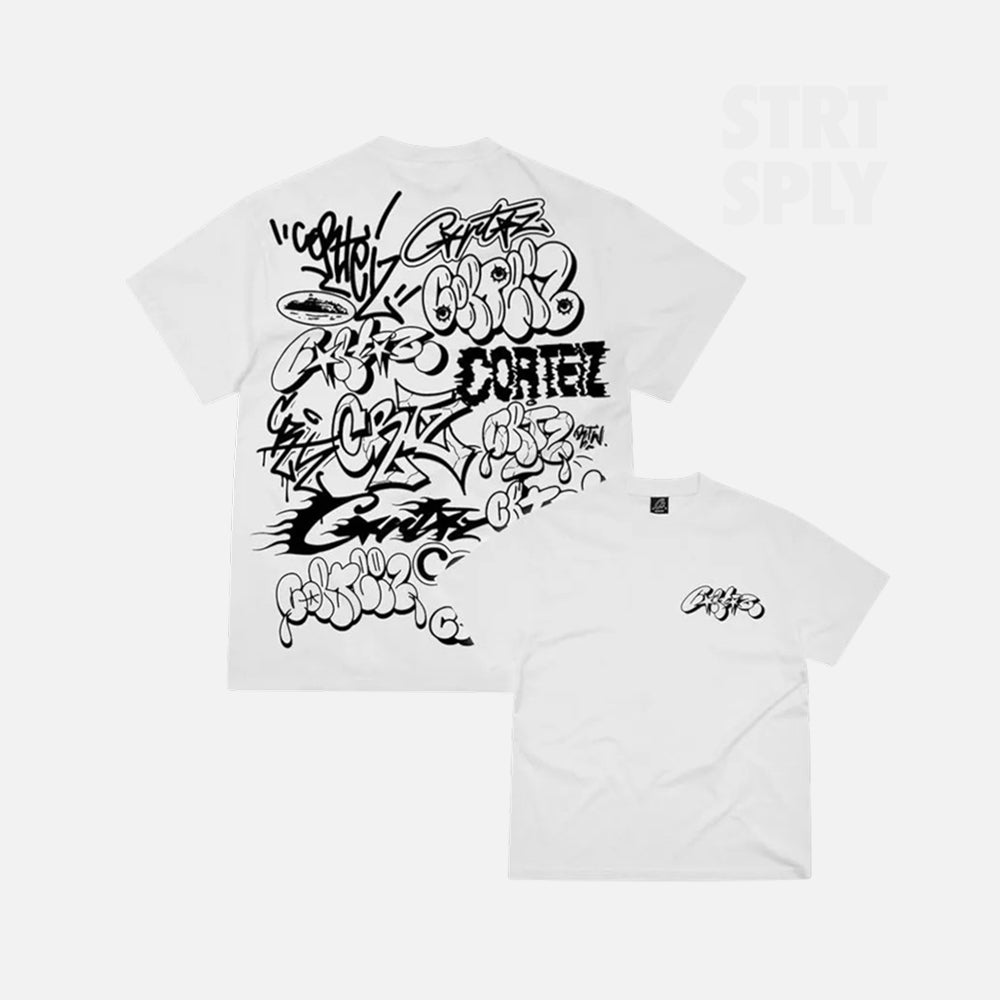 Corteiz RTW Graffiti T-Shirt - White