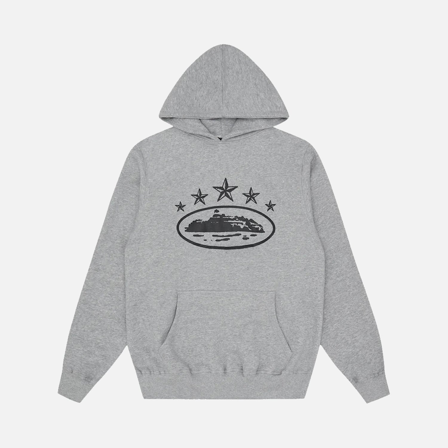 Corteiz RTW 5 Starz Hoodie - Grey