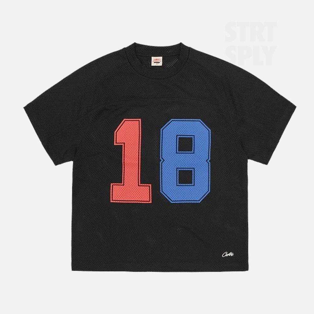 Corteiz RTW HMP Mesh Panel Jersey - Black