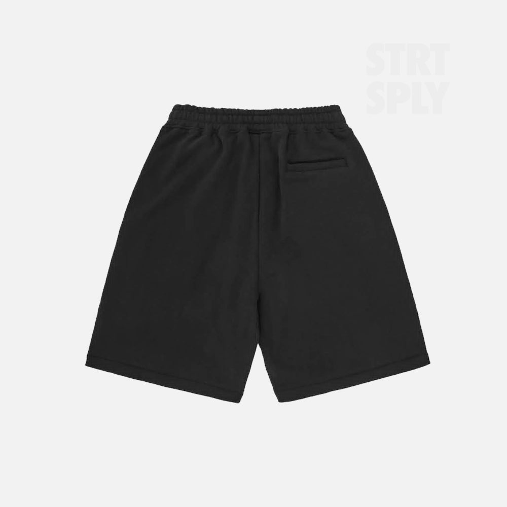 Corteiz RTW Island Puff Print Sweatshort - Black