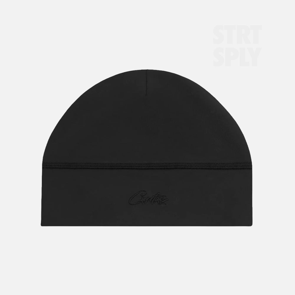 Corteiz RTW Liteworky Skull Cap - Triple Black