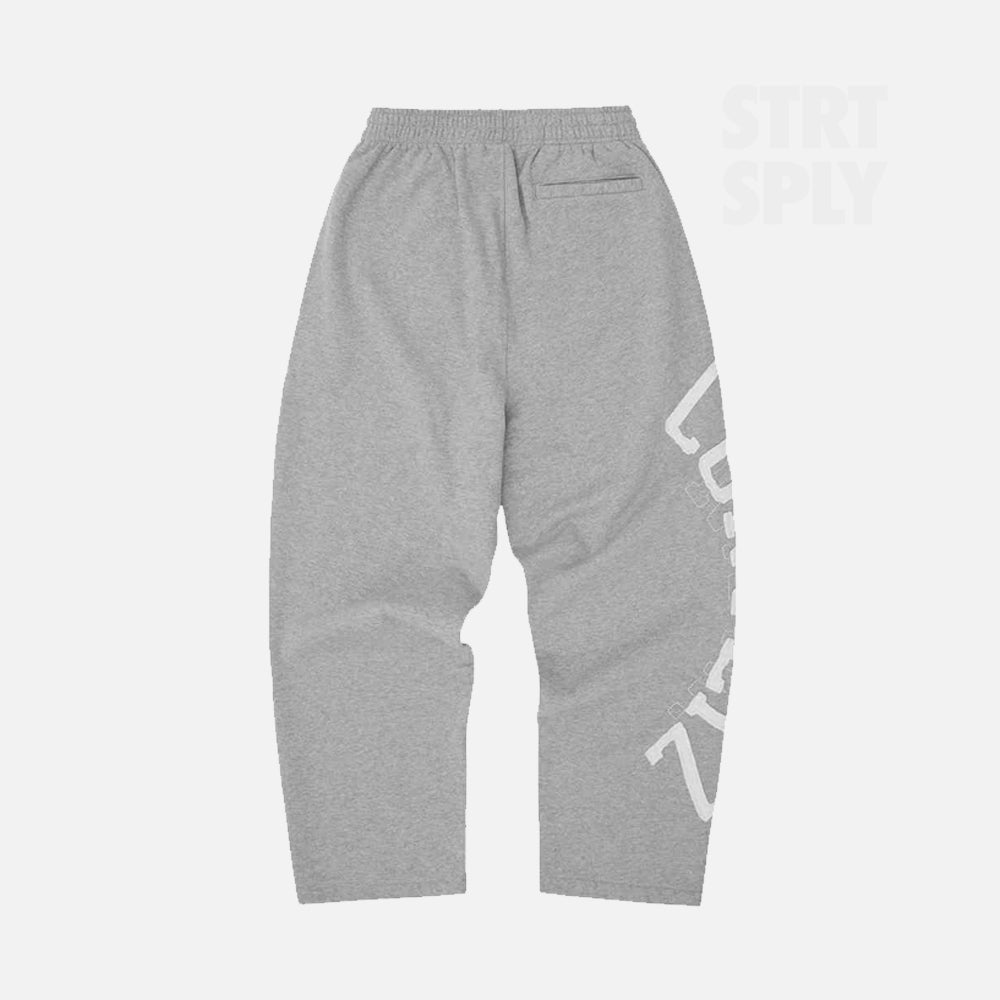 Corteiz RTW Lundun Stitch Open Hem Sweatpant - Heather Grey