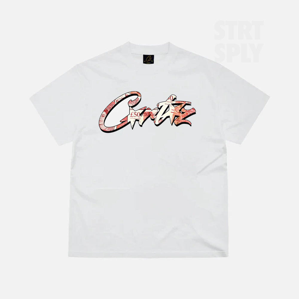 Corteiz RTW Money On My Mind T-Shirt - White