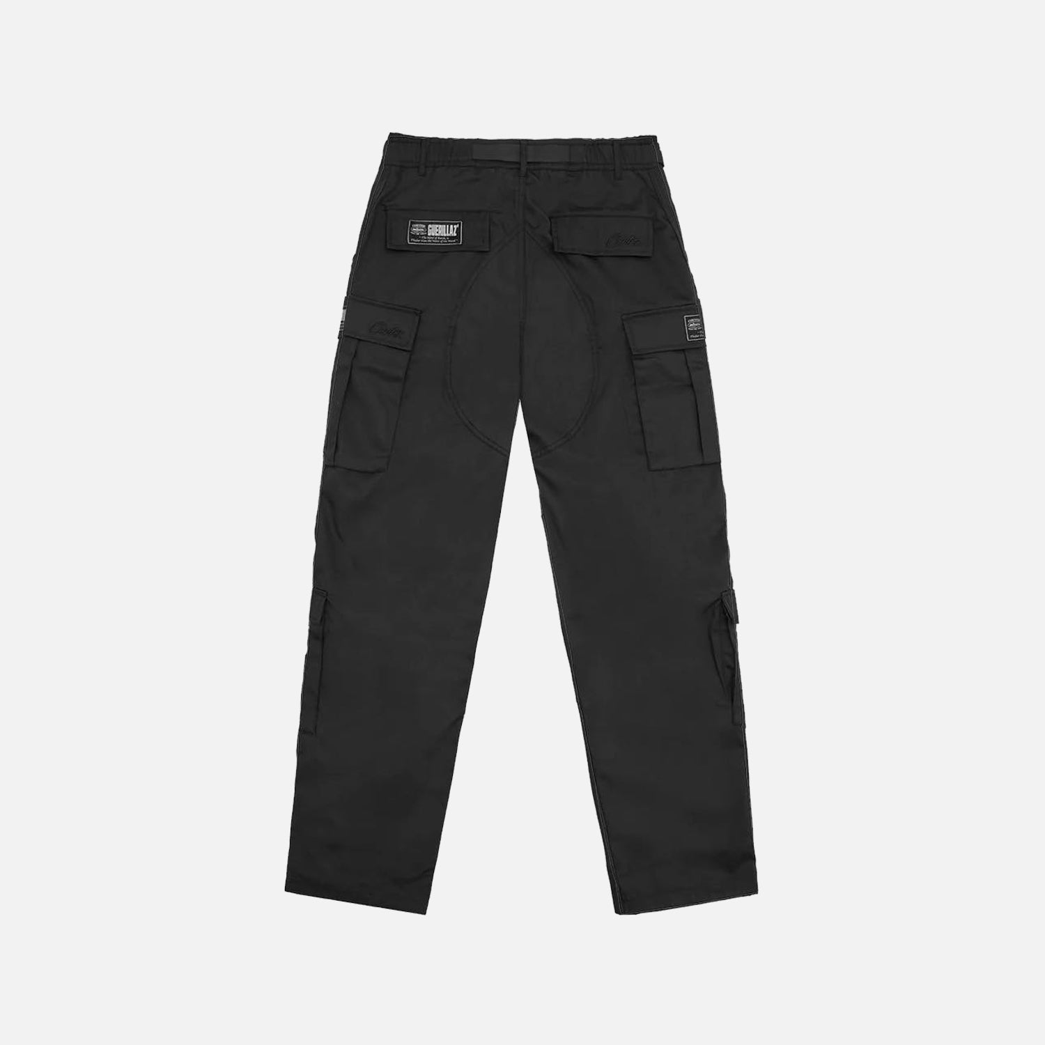 Corteiz RTW Alcatraz Guerillaz Cargo Trouser - Blackout