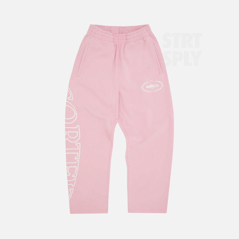 Corteiz RTW Superior Royale Open Hem Pant - Pink