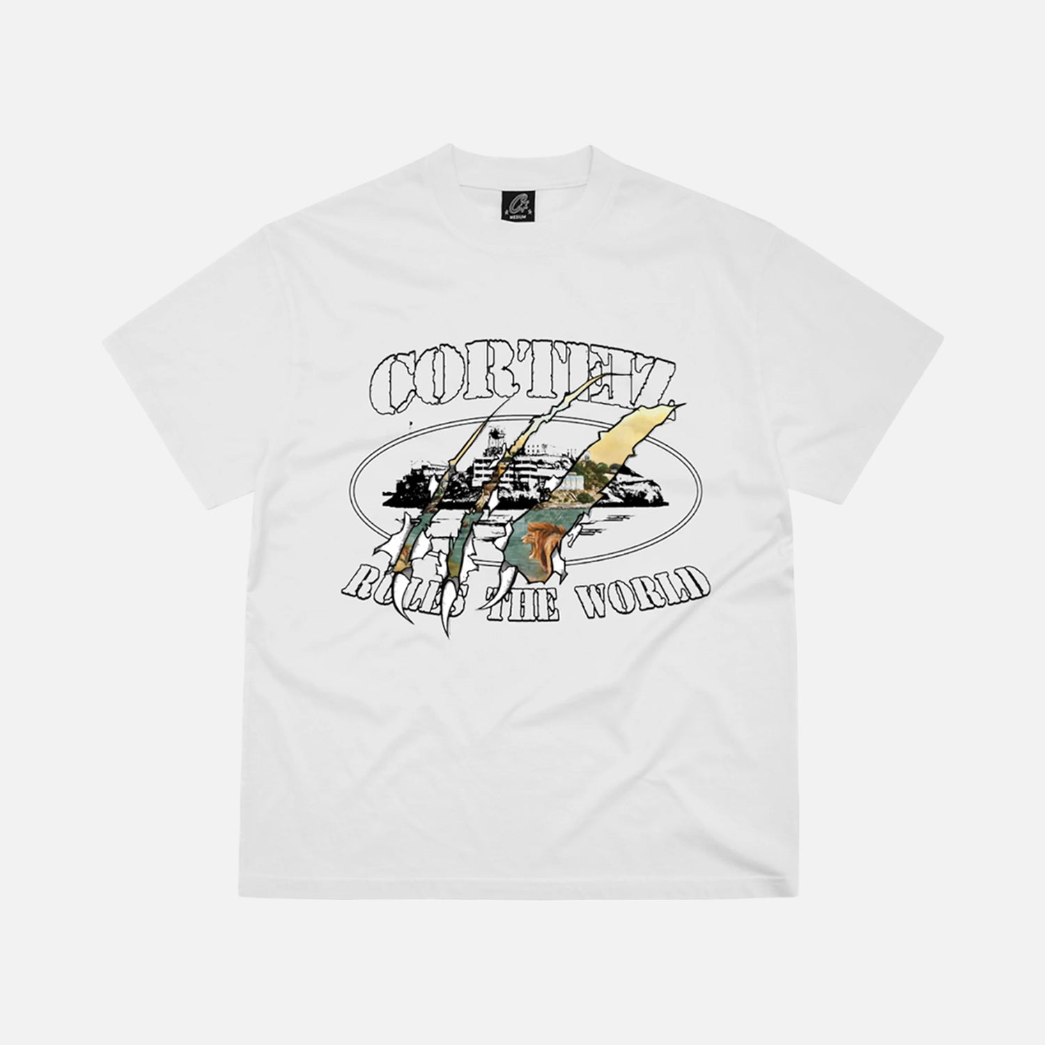 Corteiz RTW Narnia Rip T-Shirt - White